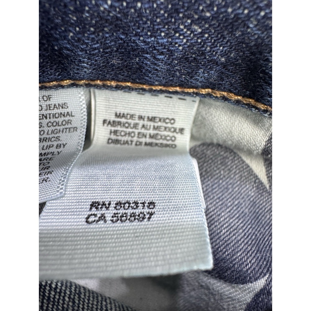 Lucky Brand Jeans Men 34x34 Blue 221 Original Straight Whisker Distress Denim - Picture 9 of 10